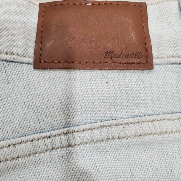 NWT Madewell The Mom Jean Distressed Raw-Hem Edition Style MC583 Size 26 - Picture 10 of 11